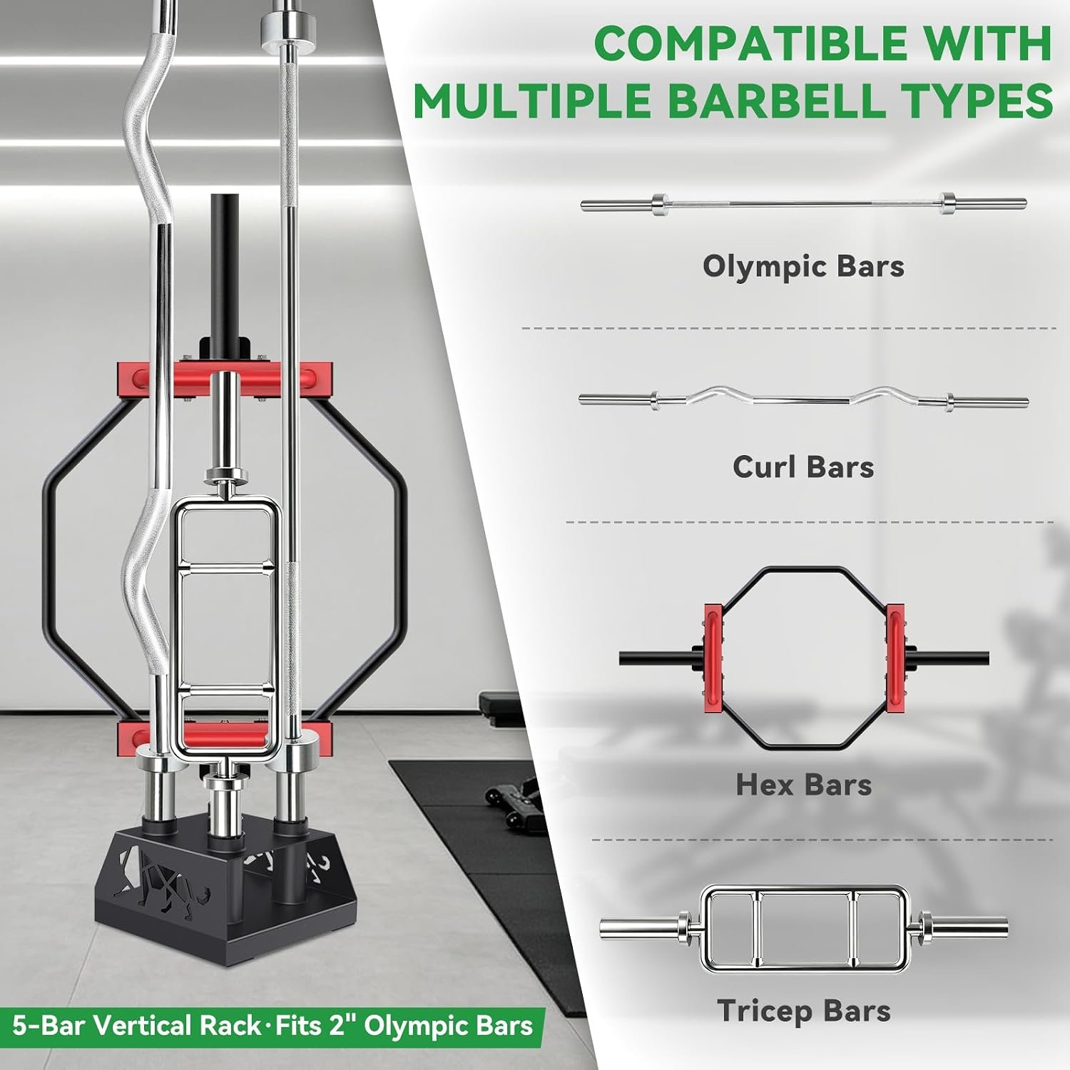 SELEWARE Vertical Barbell Rack, Bar... – 71HIto-dPSL._AC_SL1500_.jpg