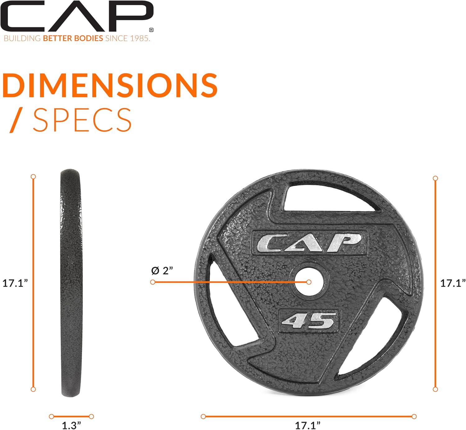 CAP Barbell 2-Inch Olympic Weight Plate | Multiple Options - Image 4