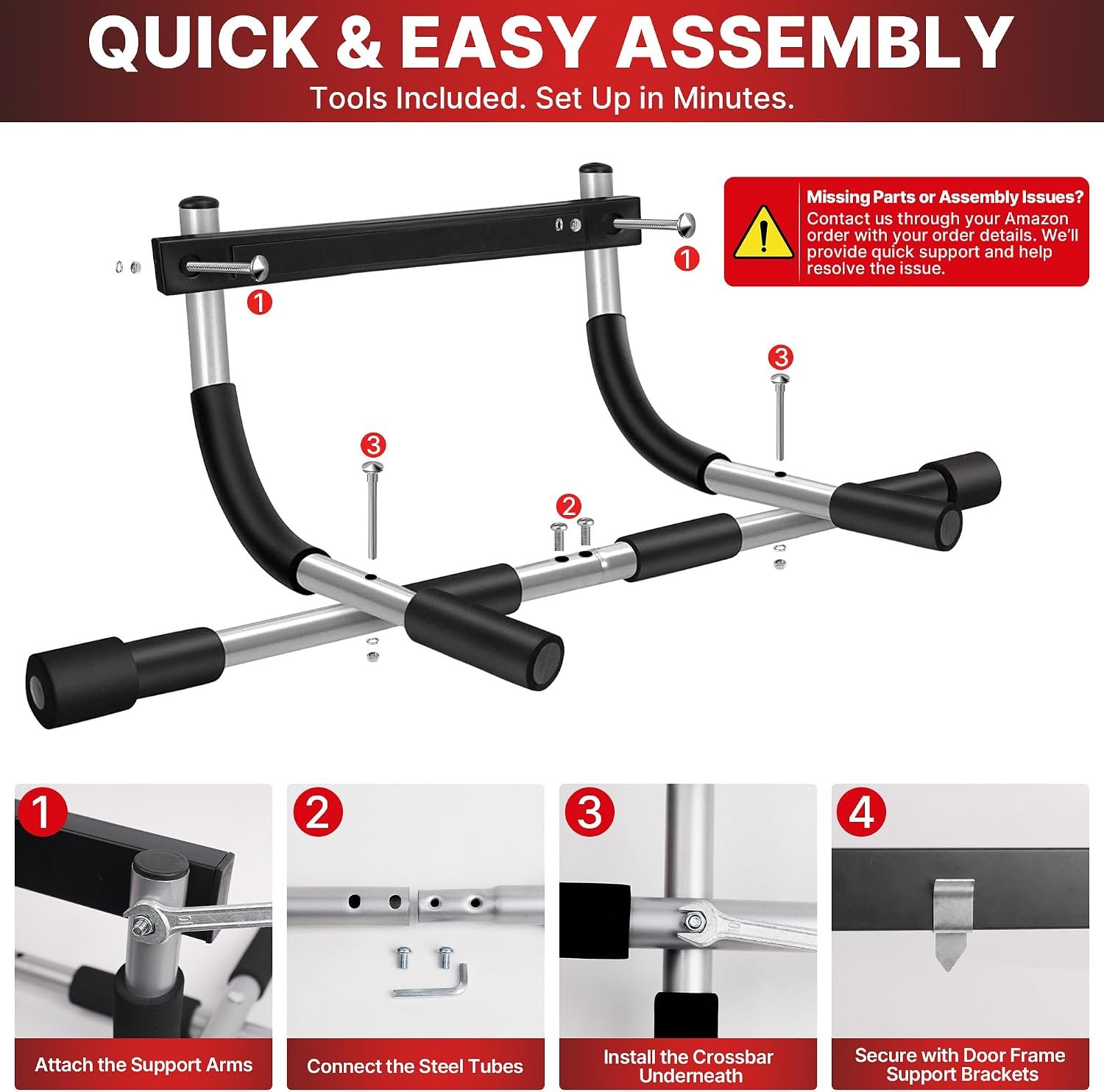 TOPOKO Pull Up Bar for Doorway, Hea... – 71IEI5xQWdL._AC_SL1500_.jpg