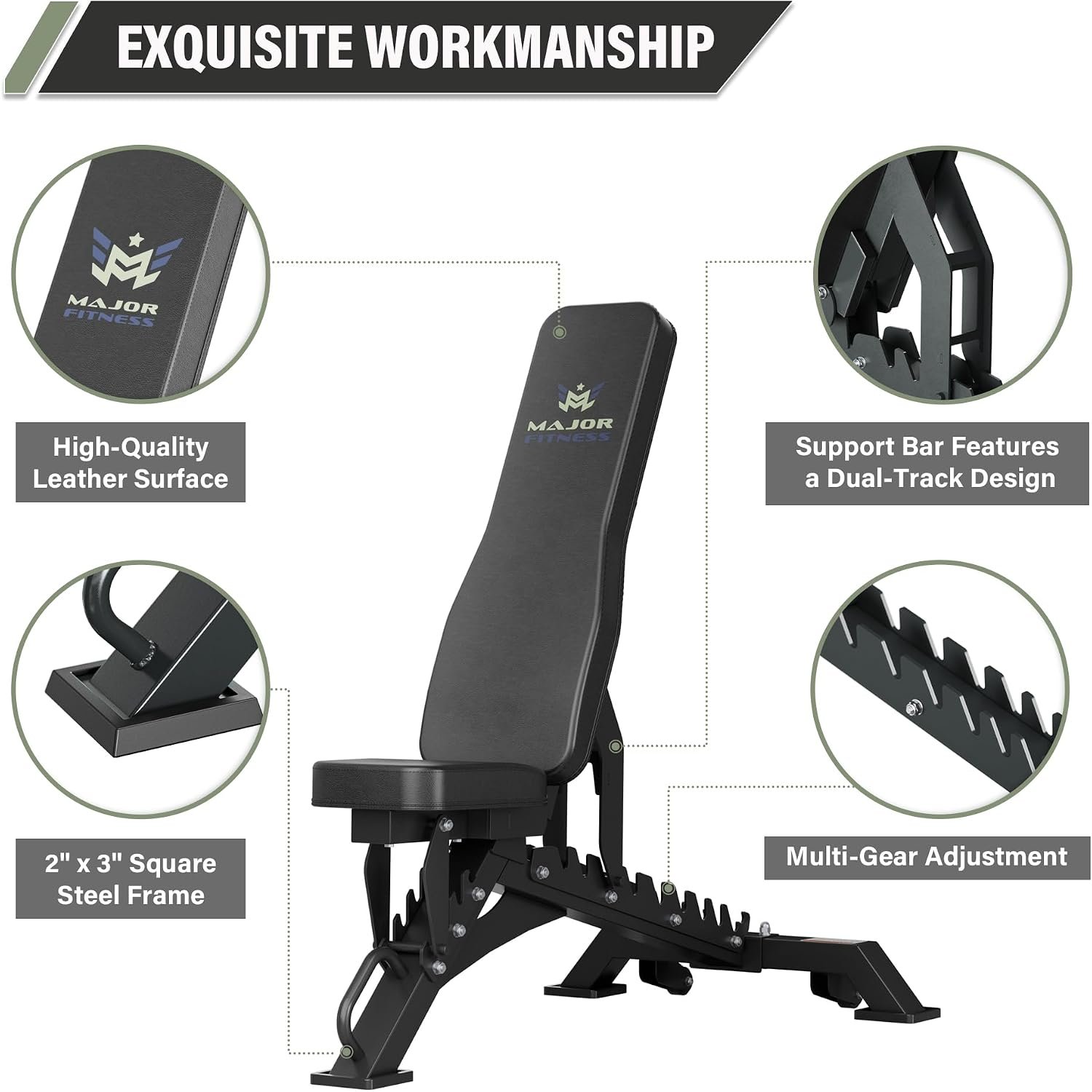 MAJOR FITNESS Weight Bench – ... – 71IZWTTtBNL._AC_SL1500_.jpg