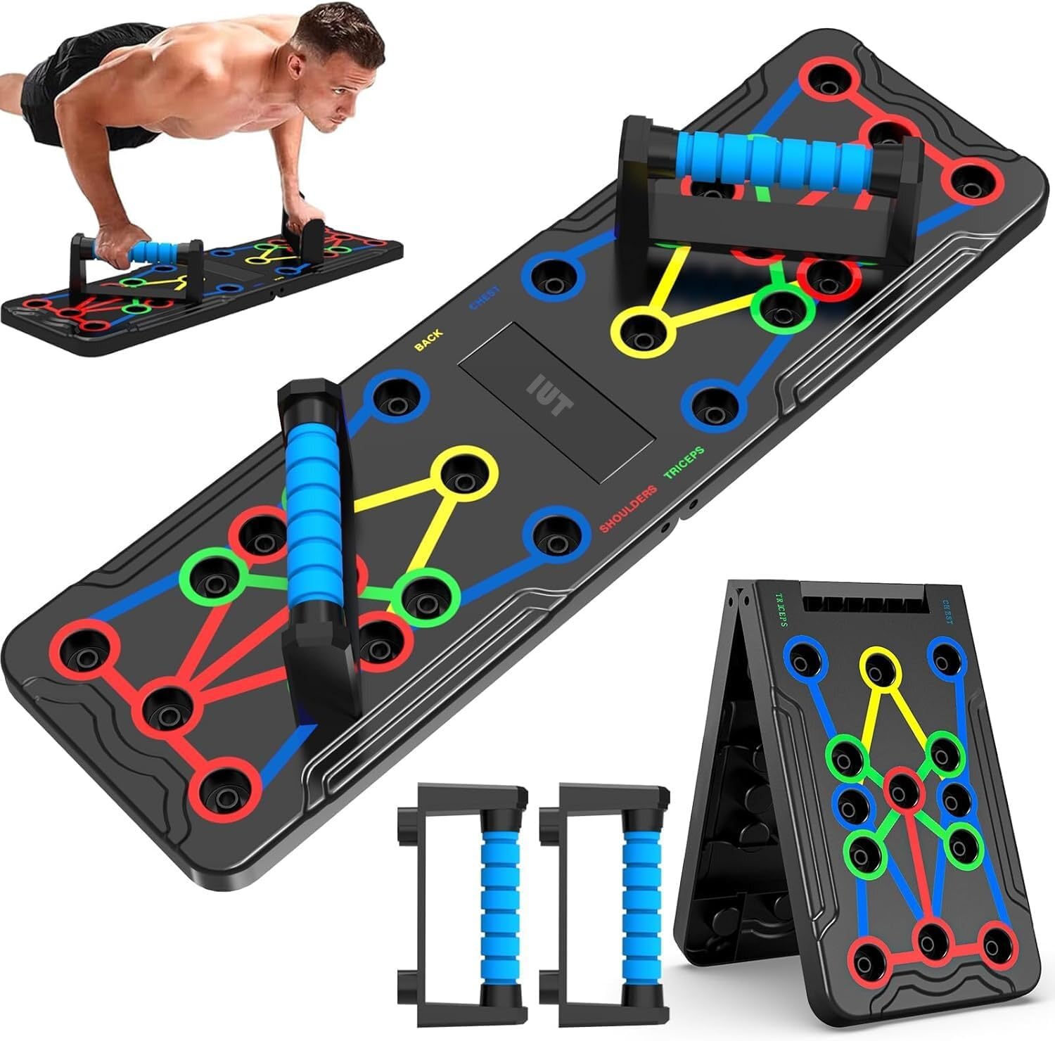 Push Up Board,Foldable Pushup Board...
