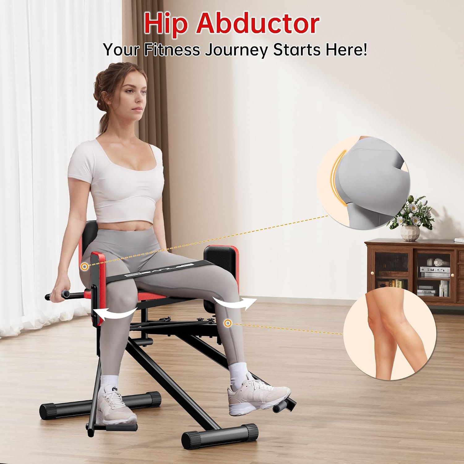 Hip Abductor Machine for Home Gym |... – 71M2PCviMsL._AC_SL1500_.jpg