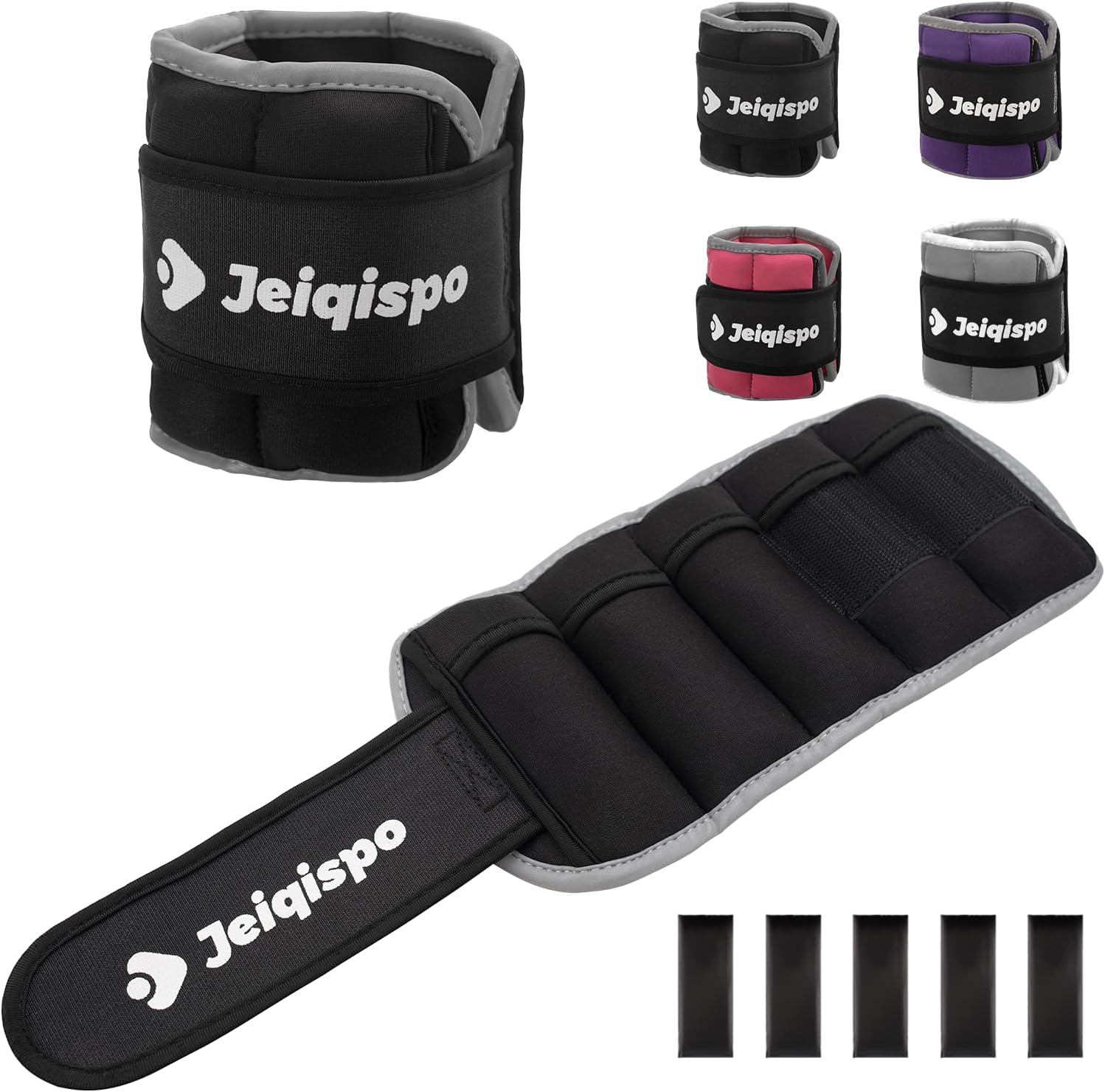 Adjustable Ankle Weights 1 Pair 2/4...