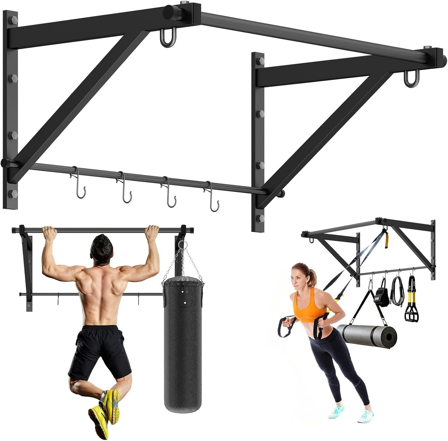 Adjustable Depth Wall Mounted Pull ...