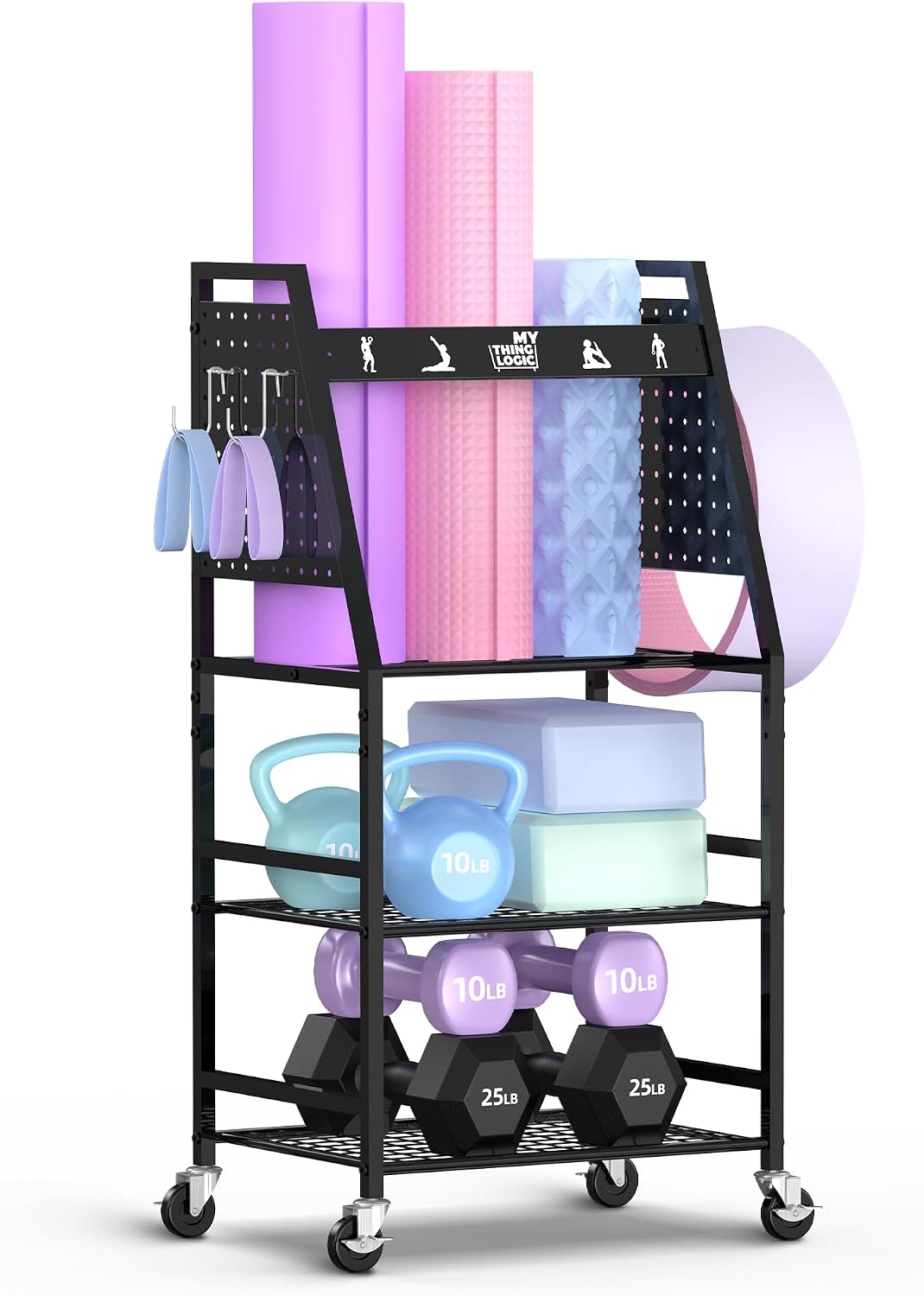 Mythinglogic Home Gym Rack for Dumb...