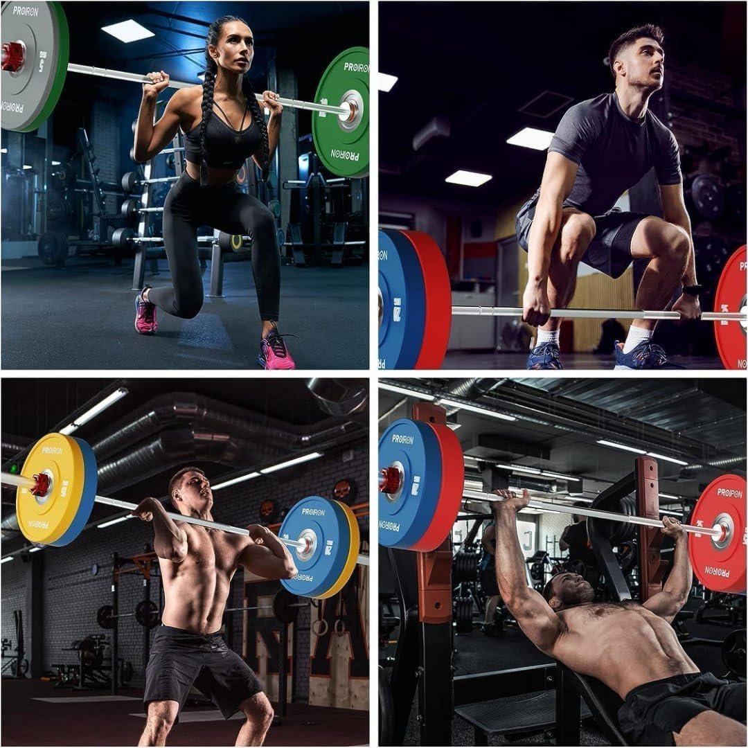 PROIRON Olympic Rubber Bumper Plate... – 71ObAPYjCfL._AC_SL1080_.jpg
