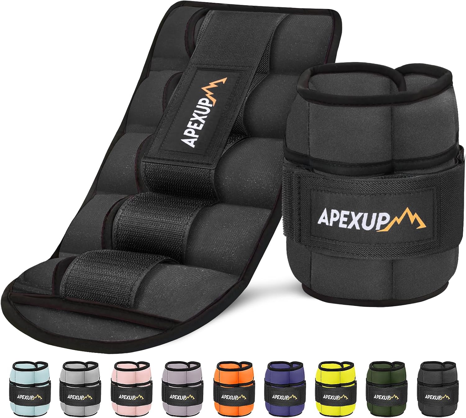 APEXUP Adjustable Ankle Weights for...