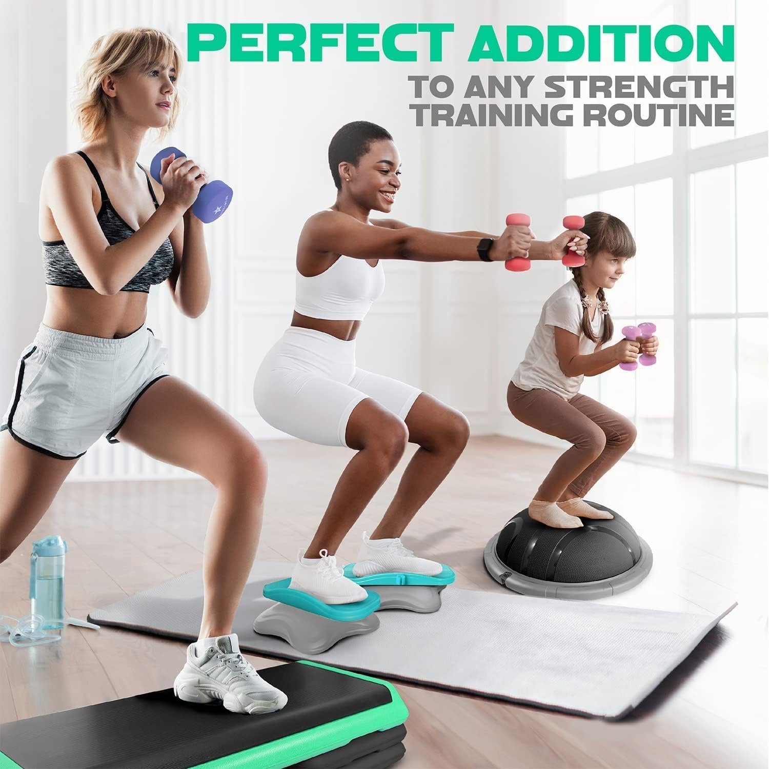 Yes4All Neoprene Dumbbells, Pairs and Sets with Rack for Home Workouts - Image 5