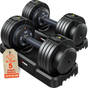 Rendpas Adjustable Dumbbell Set, 25...