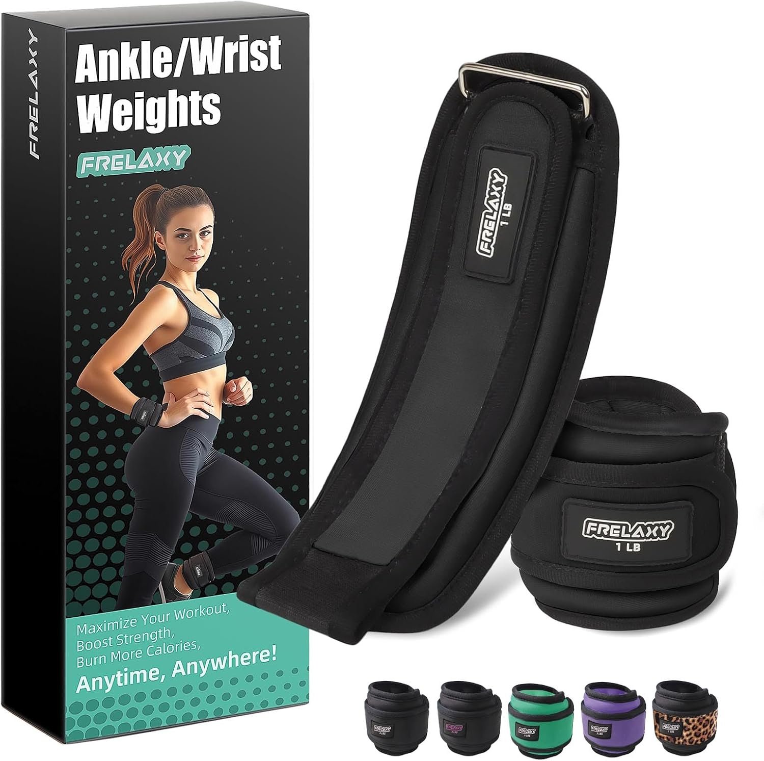 Frelaxy Ankle Wrist Weights for Wom...