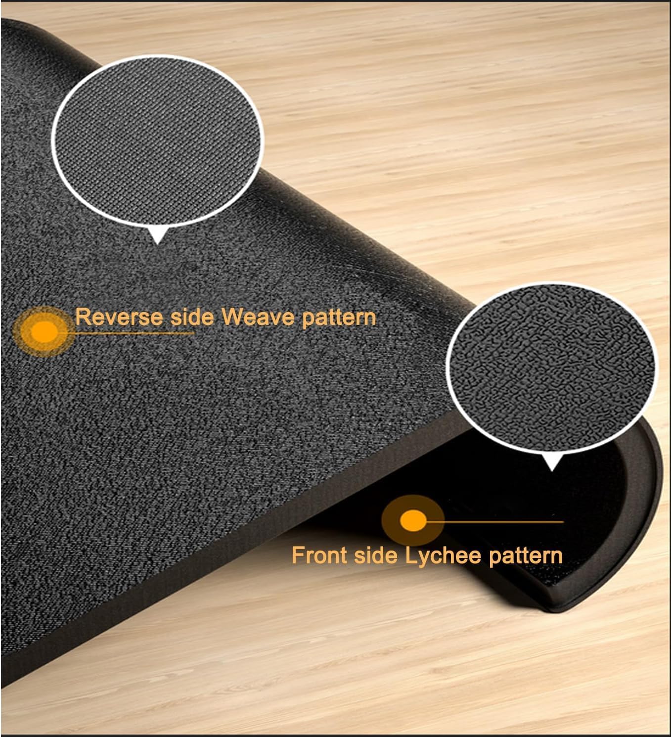 PROIRON Heavy Duty Exercise Equipment Mat, Treadmill Mat - 45"x32", 48"x24", 78"x36" - Floor Protector for Home Gym, Exercise Bike, Weight Bench, Rowing Machine, Cross Trainer - Image 5
