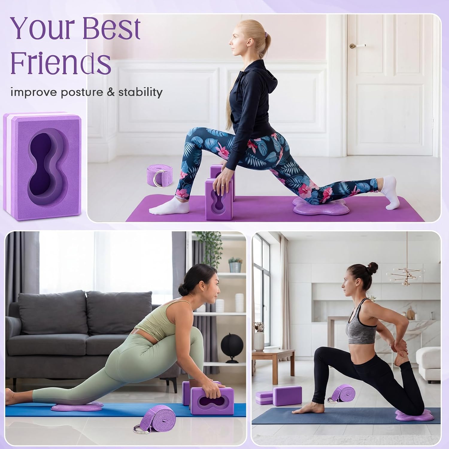 Yoga Blocks 2 Pack for Wrist Relief... – 71XncyvpEZL._AC_SL1500_.jpg