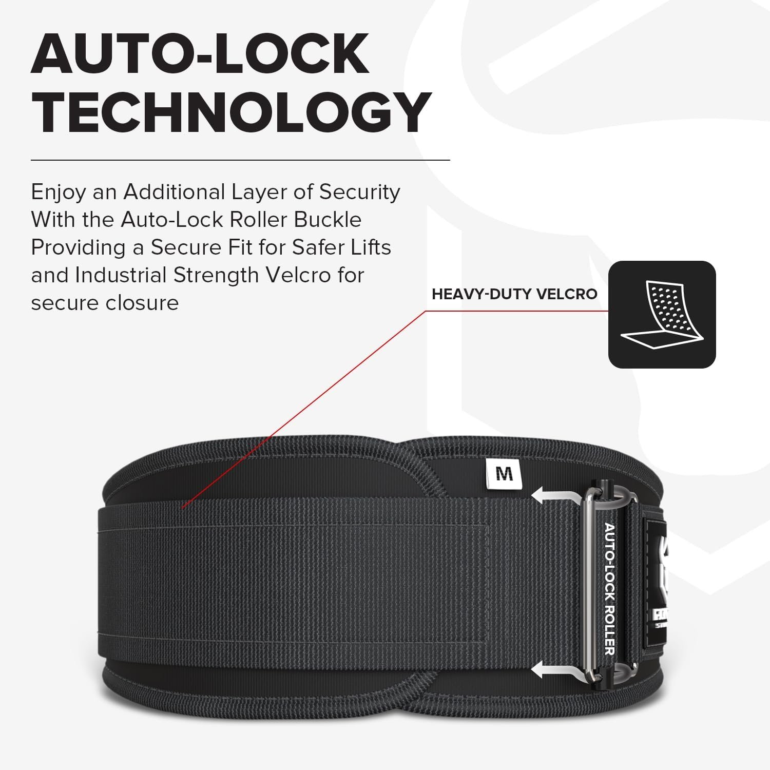 Weight Lifting Belt for Men and Women - Great for Squats, Deadlift, Lunge, Exercises and Training - Best for Olympic, Cross-Training and Bodybuilding Workout - Image 3