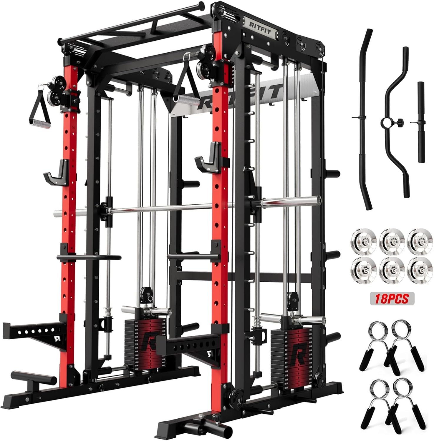 RitFit M2 3D Smith Machine with Ste... – 71Yt5Nm0FdL._AC_SL1500_.jpg