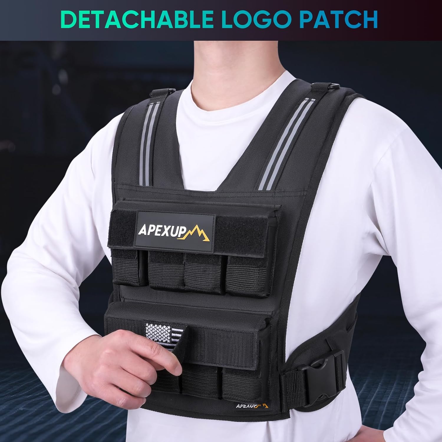 APEXUP Weighted Vest Men, Adjustable Weight Vest for Running - Image 7