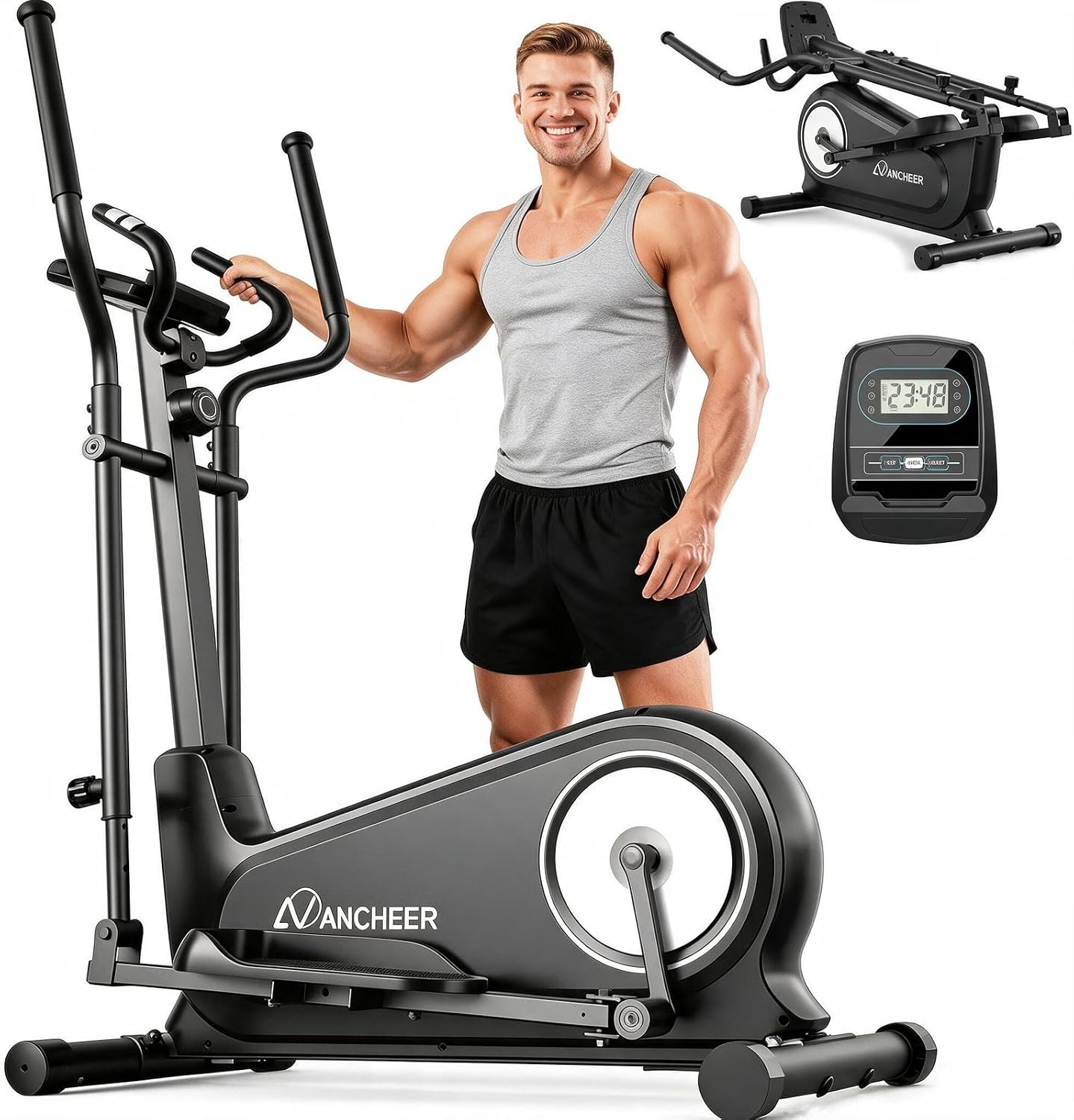 ANCHEER Elliptical Exercise Machine...