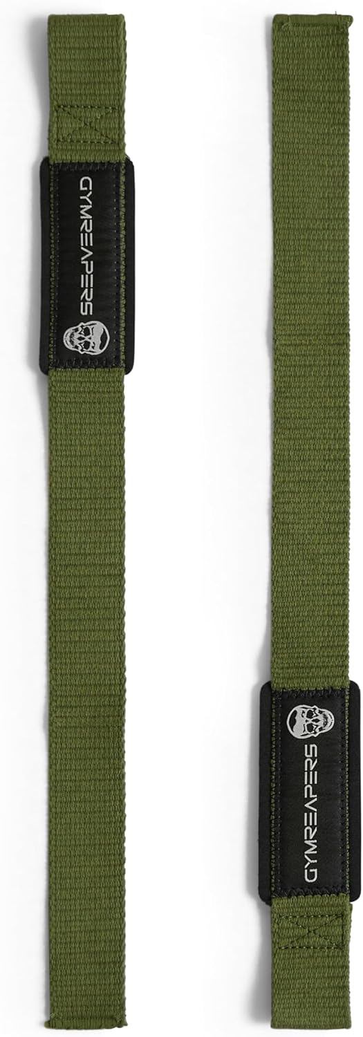 Gymreapers Lifting Wrist Straps for Weightlifting, Bodybuilding, Powerlifting, Strength Training, & Deadlifts - Padded Neoprene with 18" Cotton - Image 4