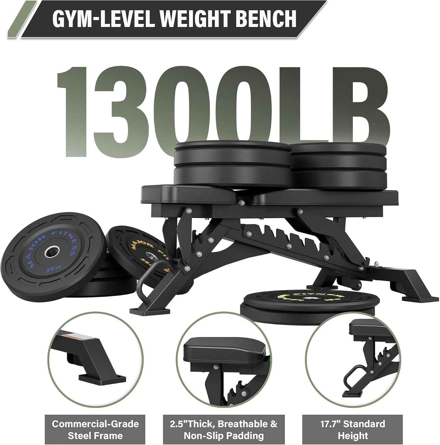 MAJOR FITNESS Weight Bench – ... – 71h01ZmuLoL._AC_SL1500_.jpg