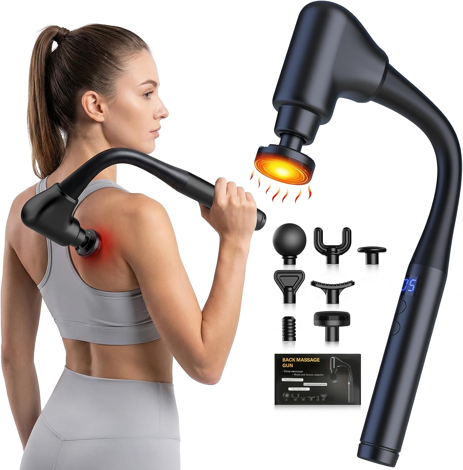 AERLANG Massage Gun with Heat Exten...
