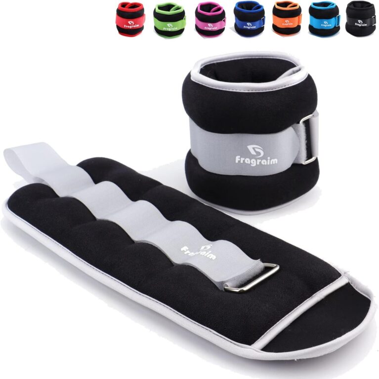 Ankle Weights for Women and Men - 1/2/3/4/6/8/10/12/15/20 LB Pair Options