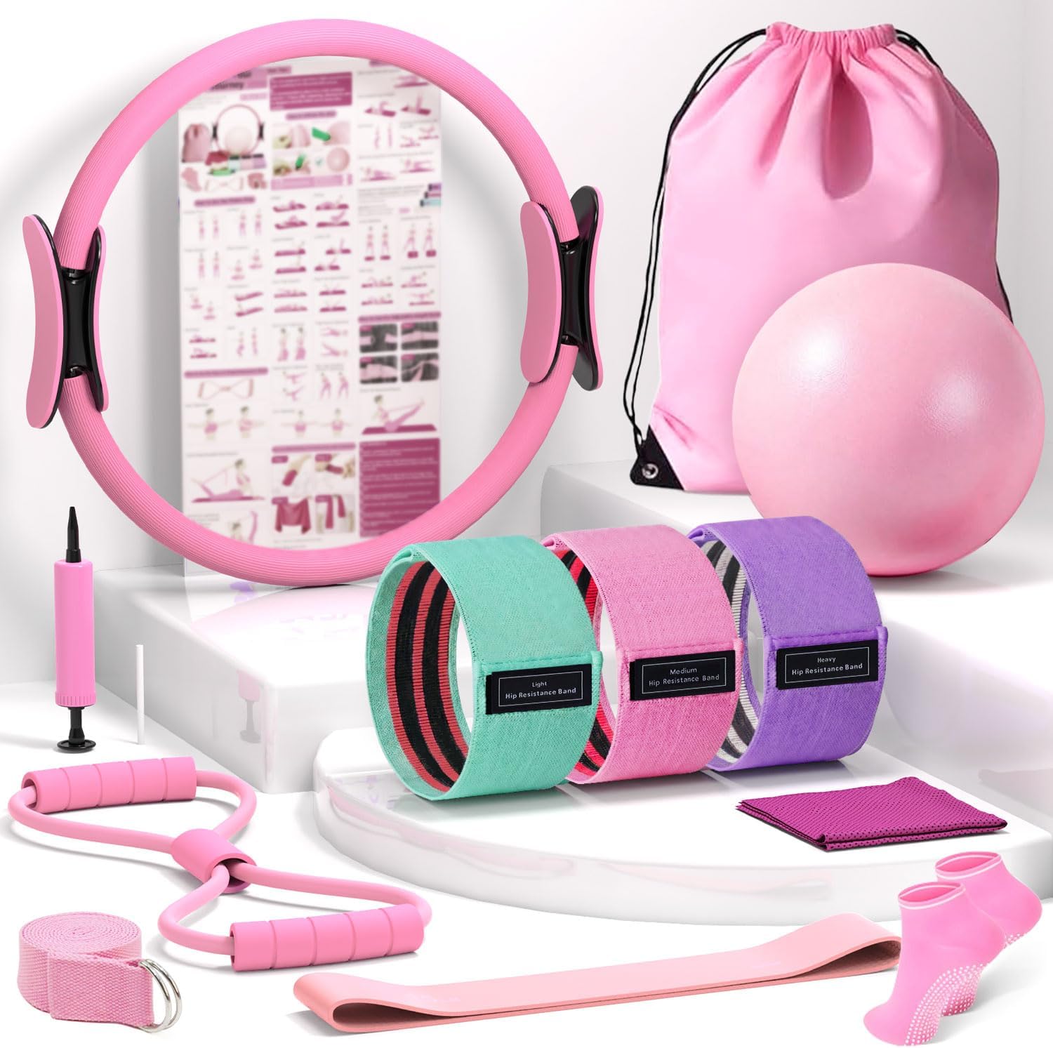 Pilates Kit for Home Workout, All-i...