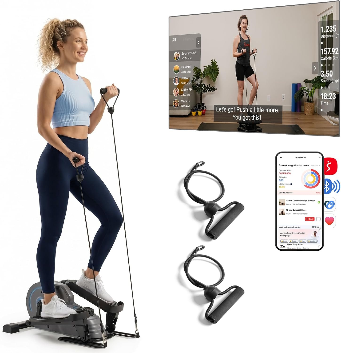 JLL Mini Smart Megnetic Elliptical ...