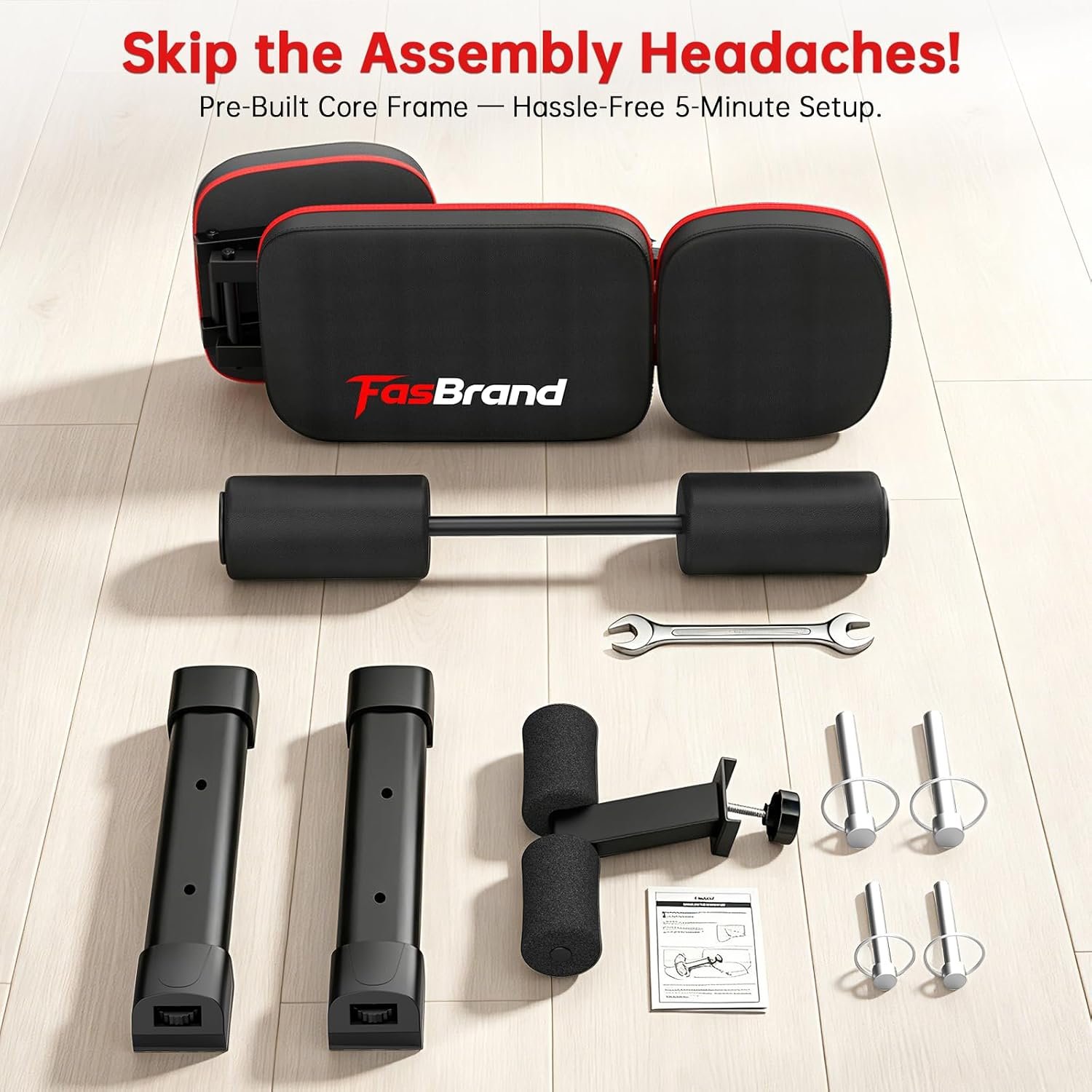 Adjustable Weight Bench for Home Gym, 98% Pre-Assembled Foldable Bench - Image 9