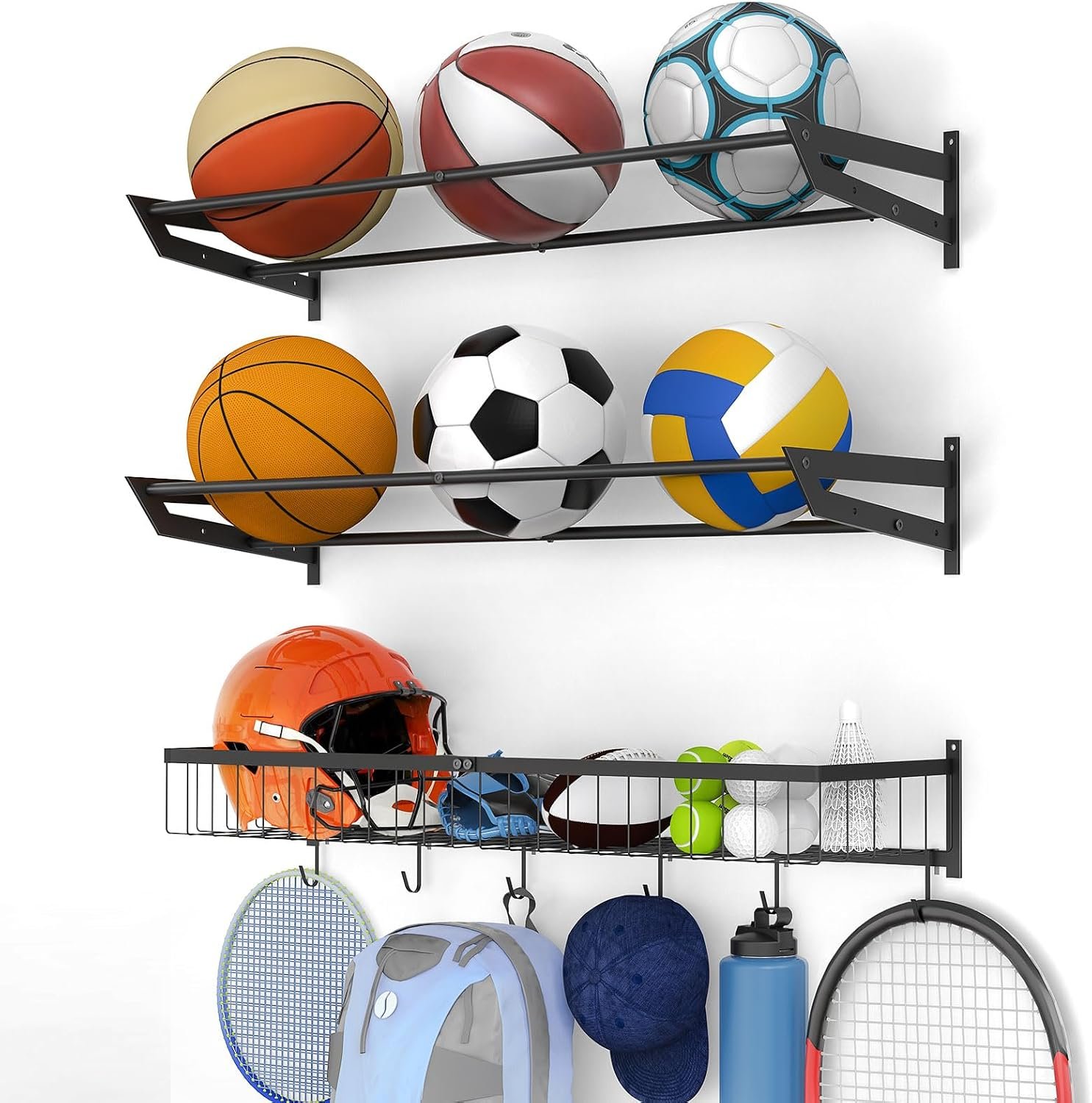 Ball Metal Holder Wall Mount Sports... – 71kW1ZuPdeL._AC_SL1500_.jpg