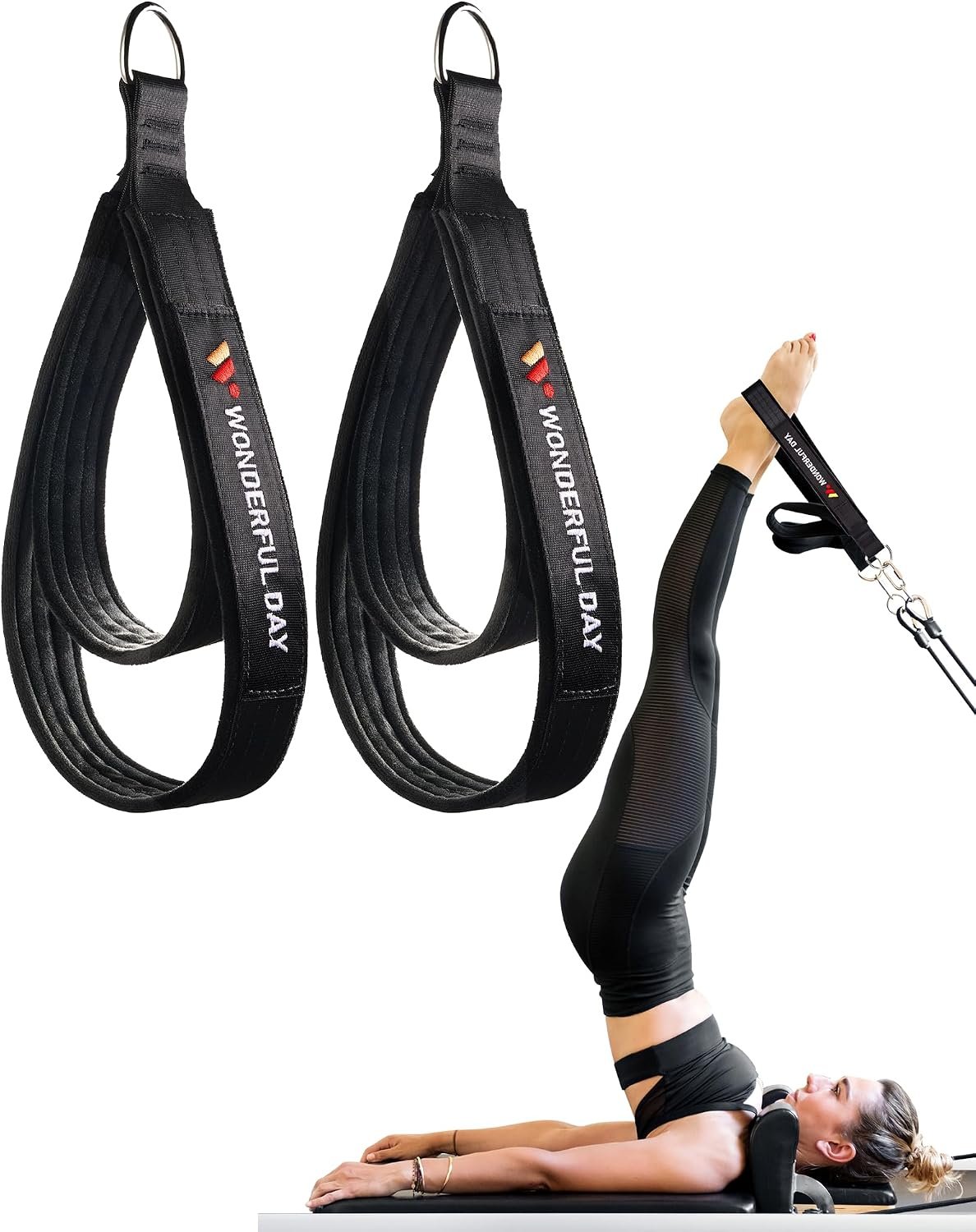 Wonderful Day 2PCS Pilates Straps f...