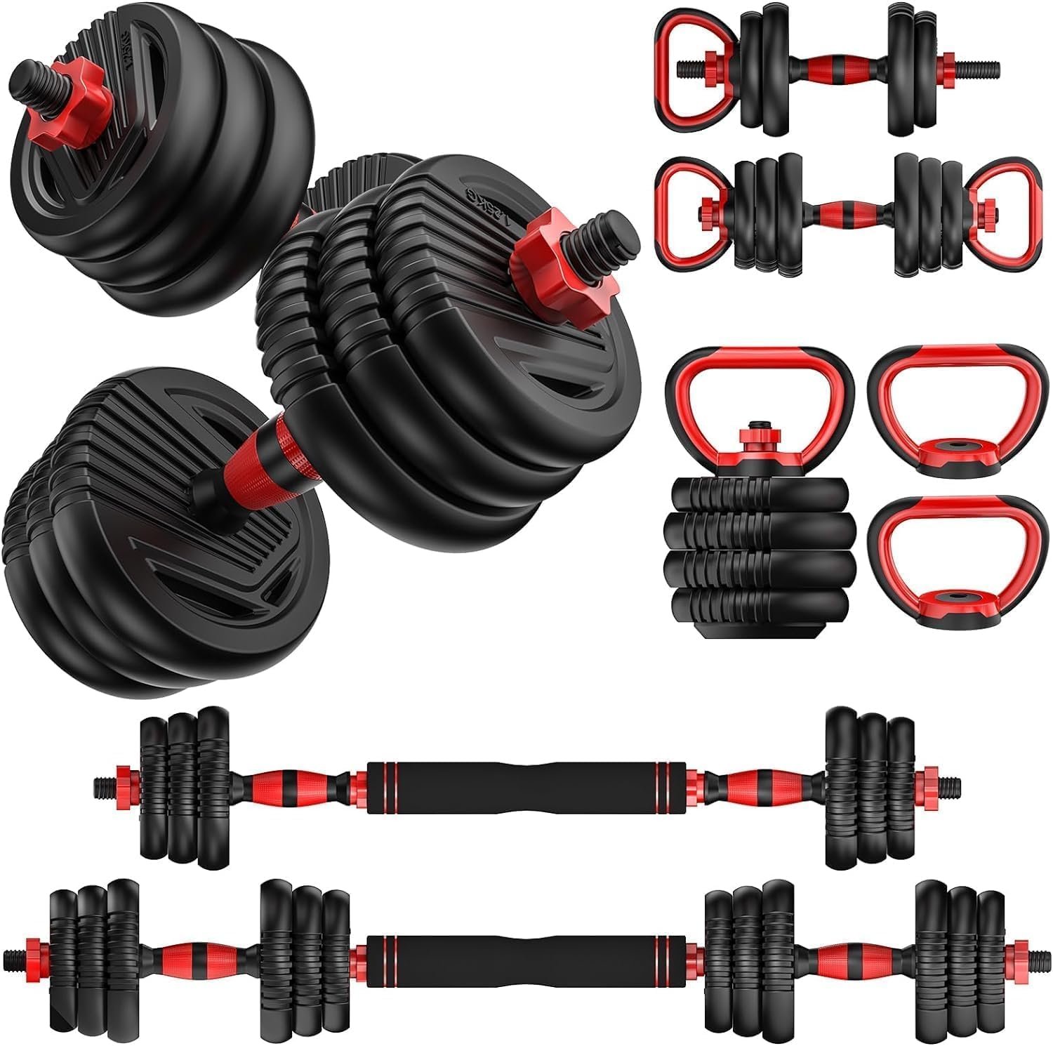 Adjustable Dumbbell set,20/30/45/70...