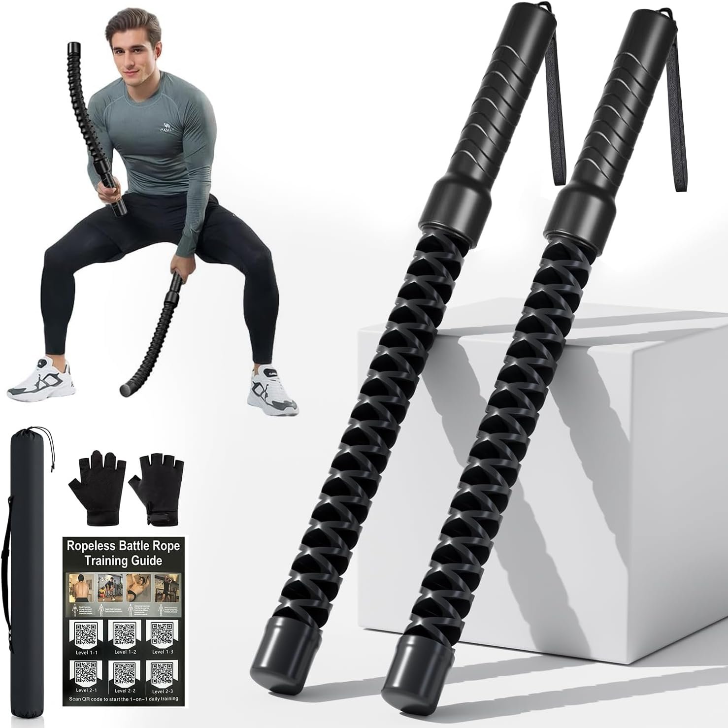 Weighted Ropeless Battle Ropes, Hea... – 71lxtFlaxGL._AC_SL1500_.jpg