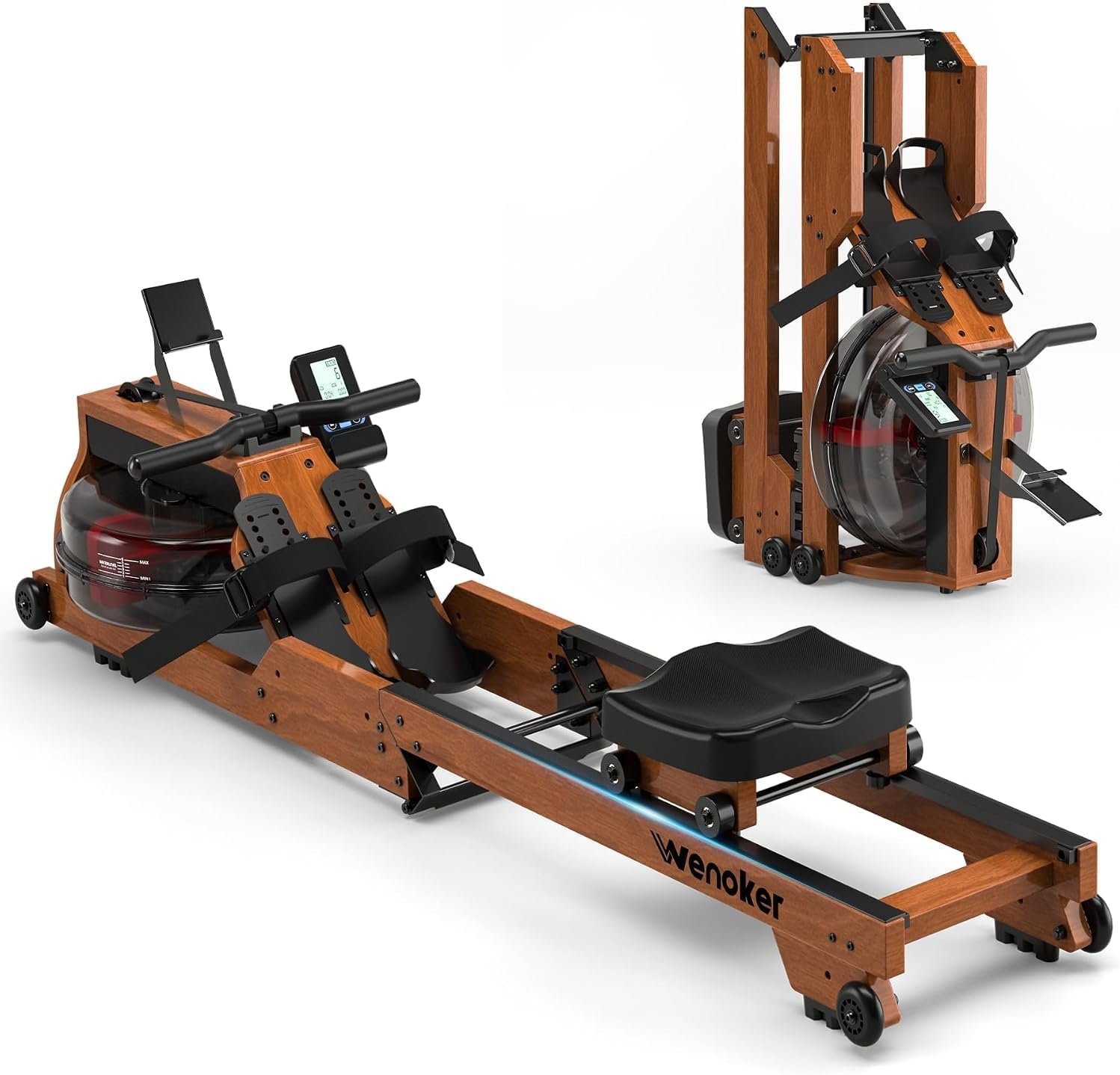 Wenoker Water Rowing Machine, Folda...