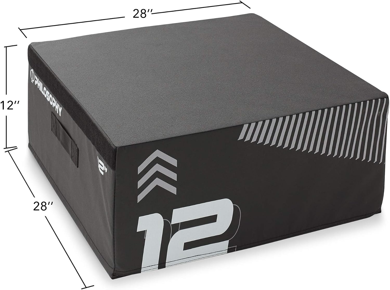 Philosophy Gym Soft Foam Plyo Box, Stackable Plyometric Jump Box for Home Gym, HIIT, Jumps, Step-Ups, Agility and Strength Training - Image 3