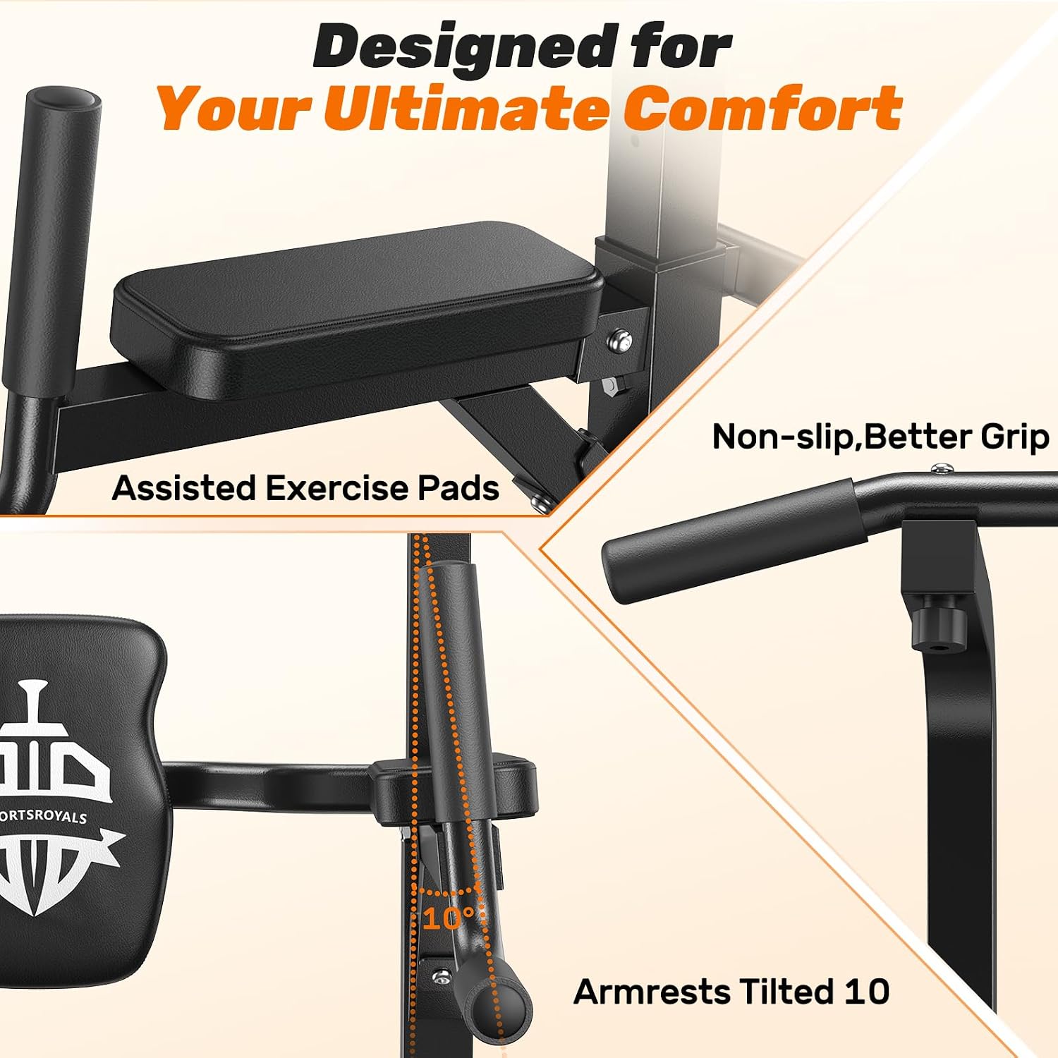 SPORTSROYALS Free Standing Pull Up ... – 71pdb-Ae2vL._AC_SL1500_.jpg