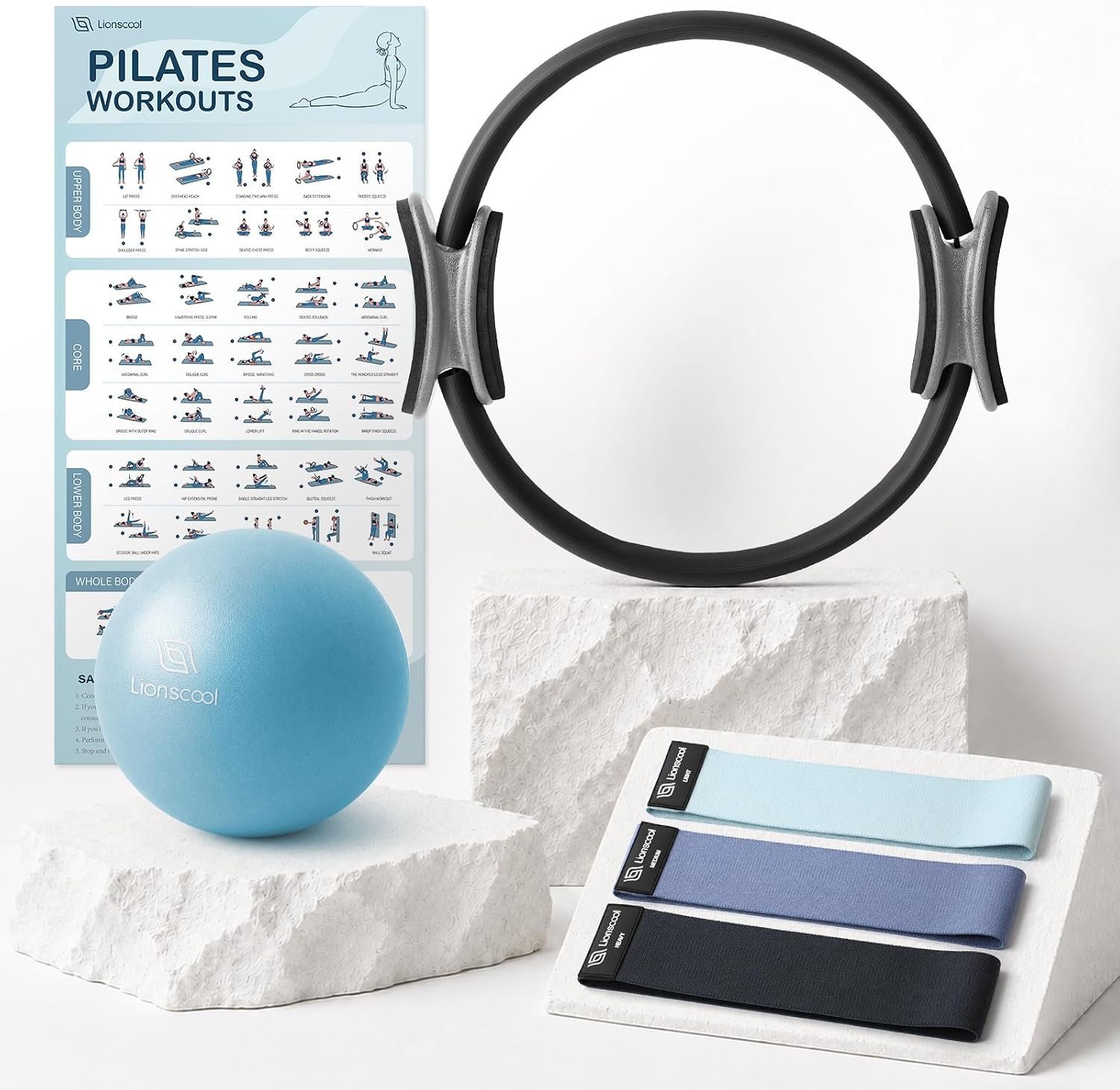 LIONSCOOL Pilates Ring Set 14″... – 71qRMiTIOtL._AC_SL1500_.jpg