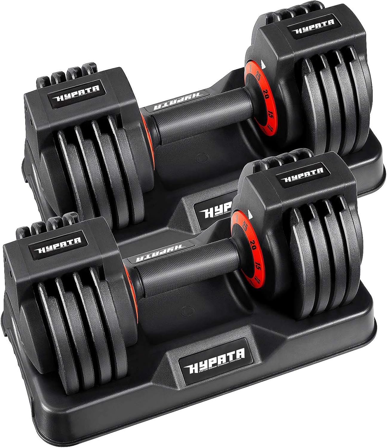 25/50/55 lbs Pair Adiustable Dumbbe...