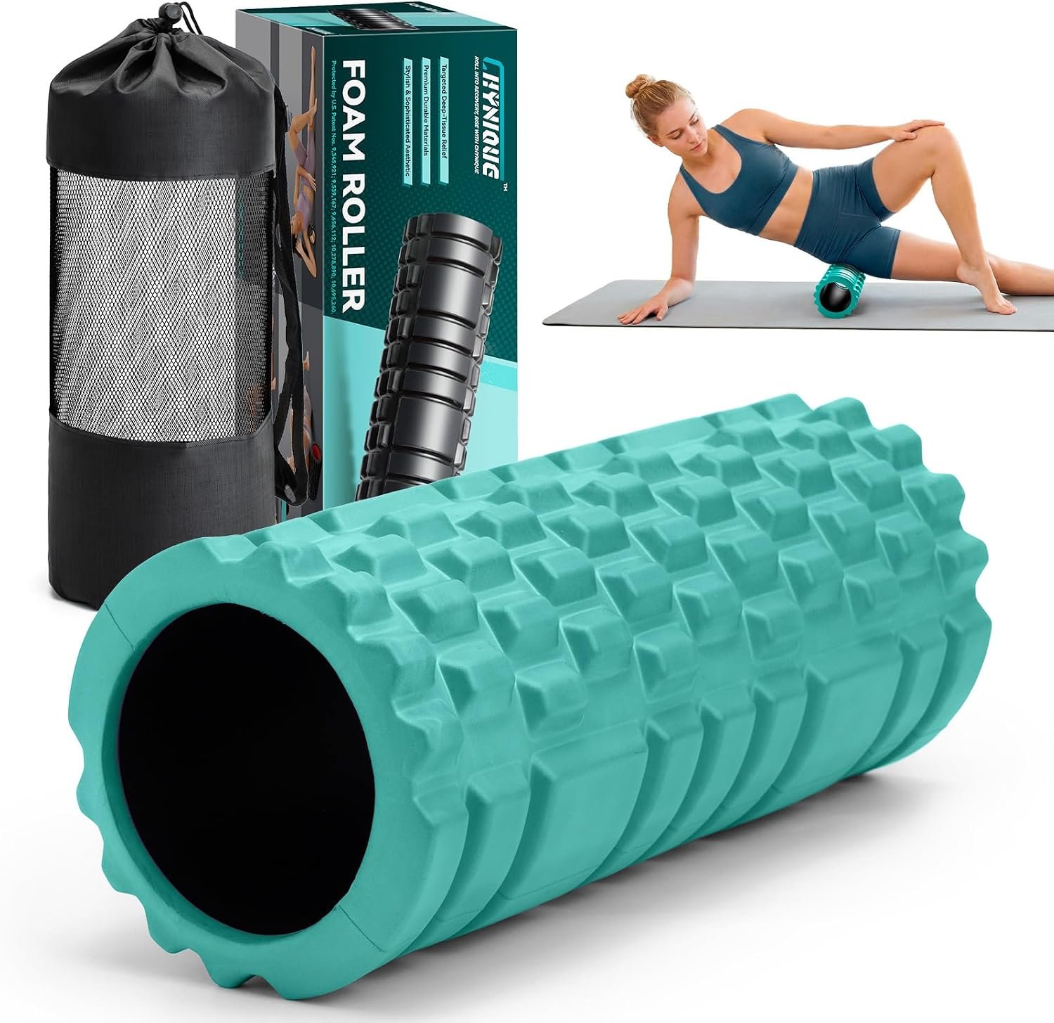 Foam Roller, Multi Density Patented Massage Roller for Deep Tissue