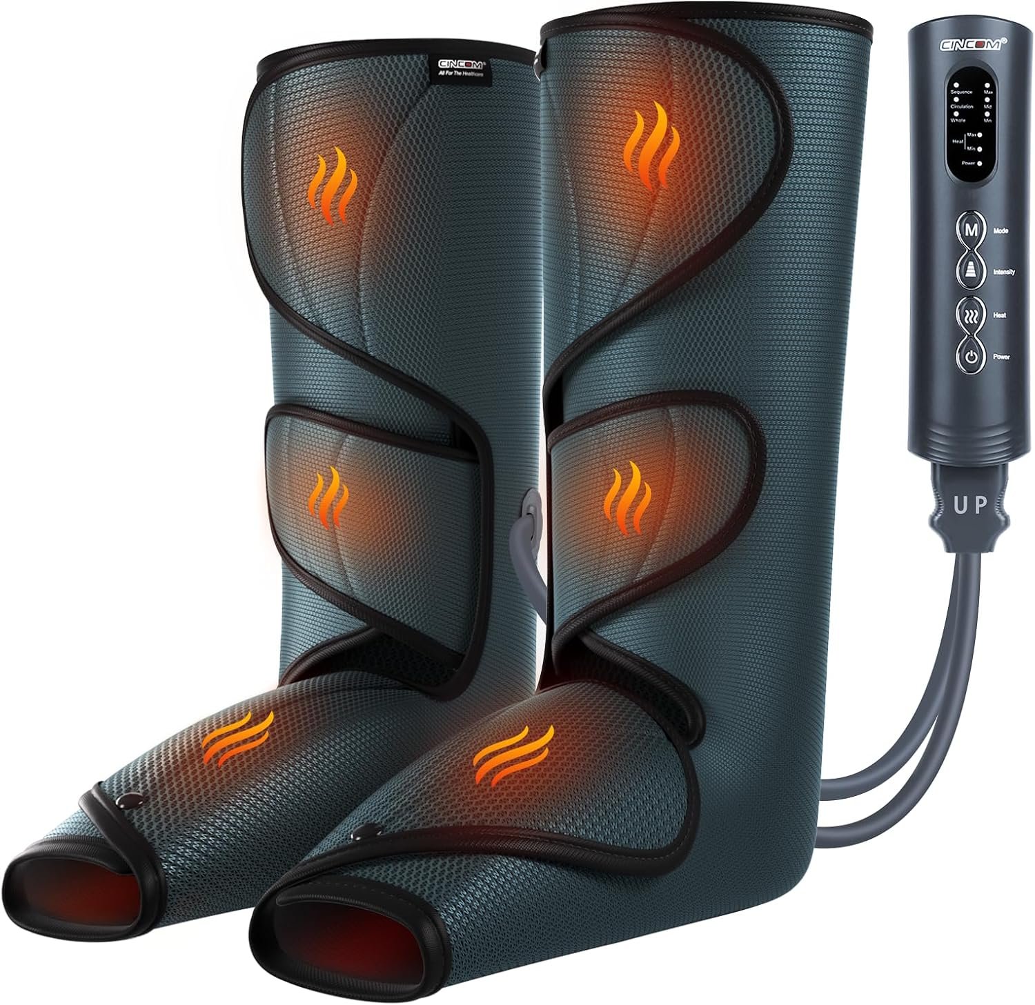 CINCOM Leg Massager with Heat and A...