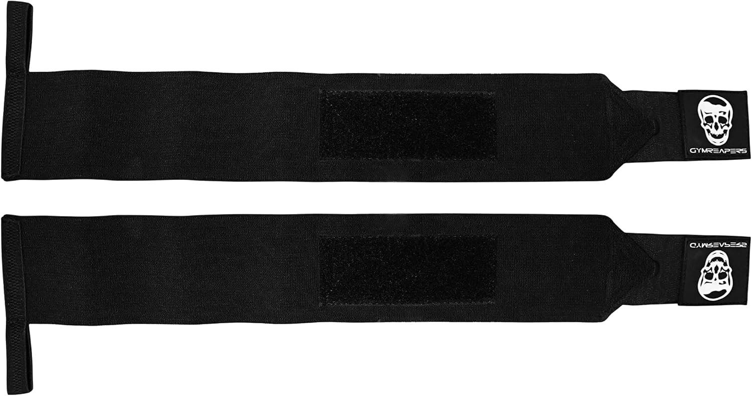 Wrist Wraps Weightlifting - Stiff Heavy Duty 18 inch Wraps With Thick Thumb Loop For Powerlifting, Bodybuilding, Cross Training, & Heavy Presses - Image 3