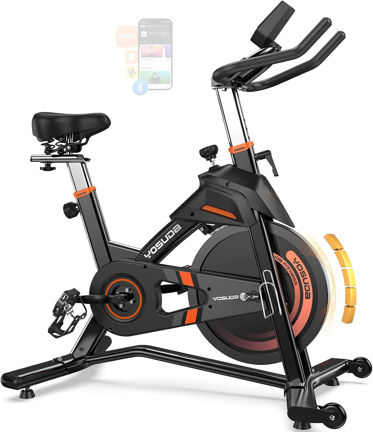 YOSUDA PRO Magnetic Exercise Bike 3...