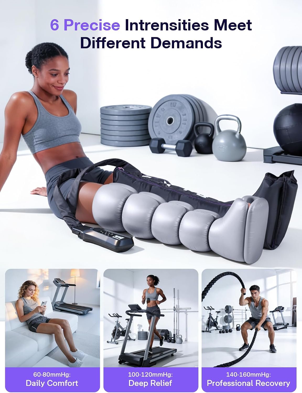 RIKE Leg Compression Massager with Heat for Circulation and Pain Relief FSA - Image 7