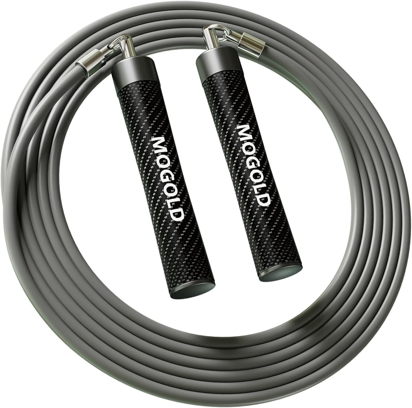 Weighted Jump Rope, 1LB - 3 Pre-Sized Lengths (M/L/XL) for Perfect Fit, No Adjustment Needed! Ergonomic Faux Leather Handle for HIIT, Strength, Cardio & Fat Burn - Image 7