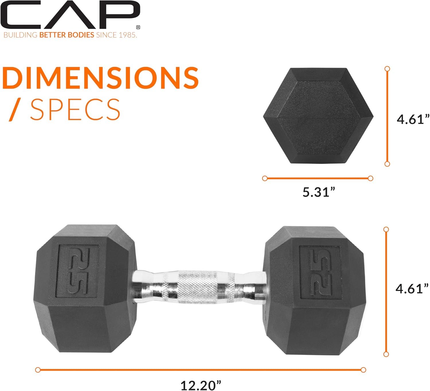 CAP Rubber Coated Dumbbell Weights,... – 71y9t0F6JuL._AC_SL1500_.jpg
