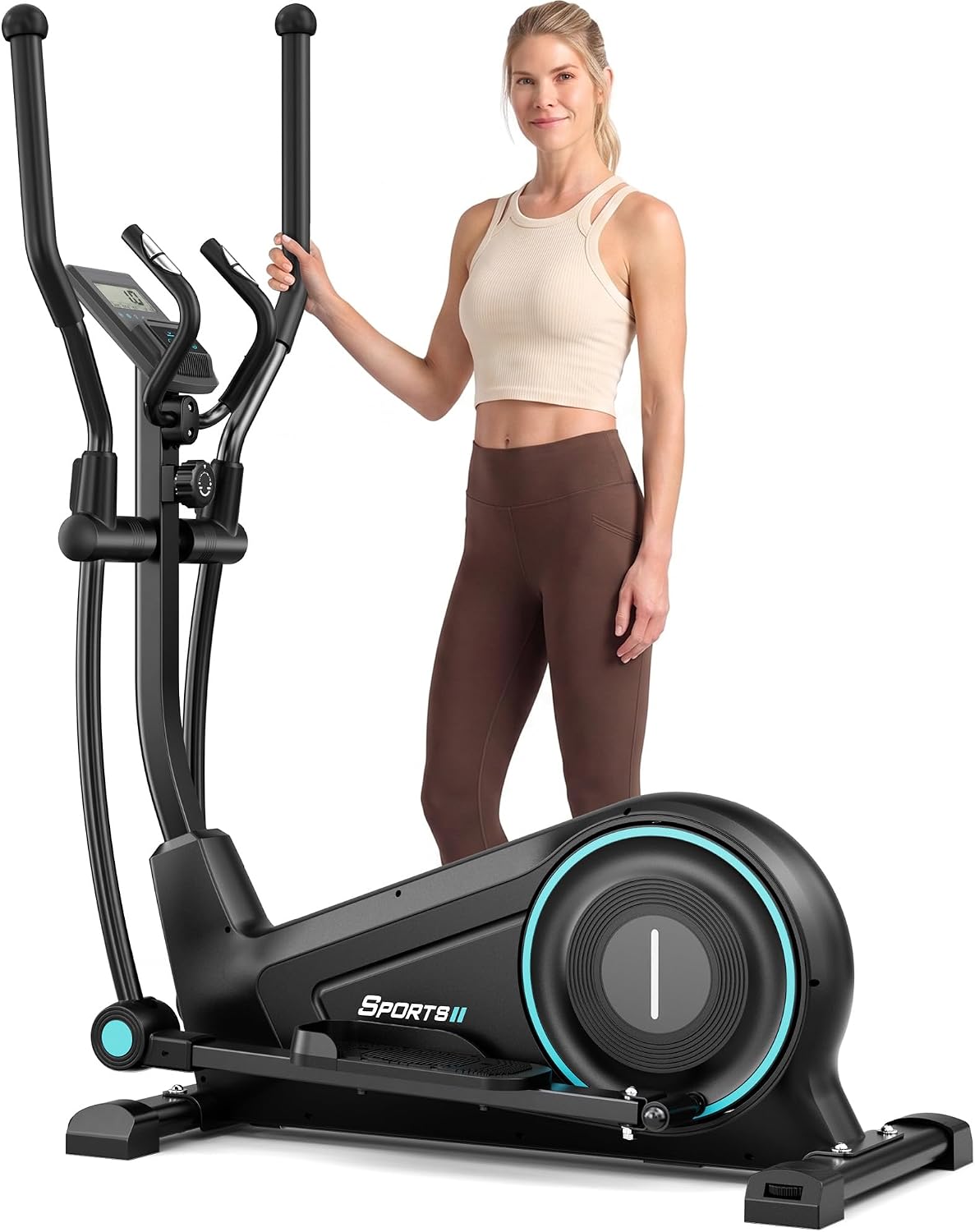 THERUN Elliptical Machine, Ultra-Smooth Magnetic Elliptical for Home