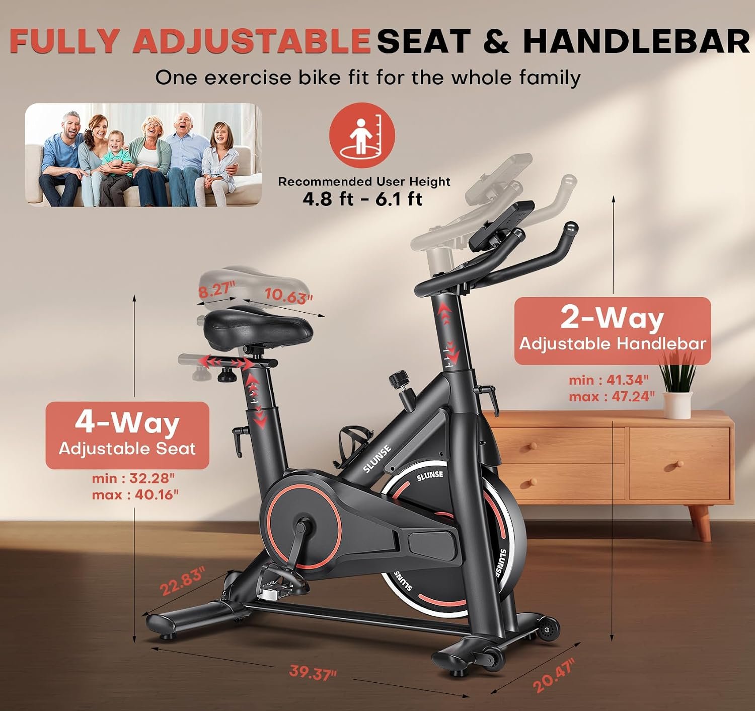 Exercise Bike, Adjustable Magnetic ... – 71yxPaqSz3L._AC_SL1500_.jpg