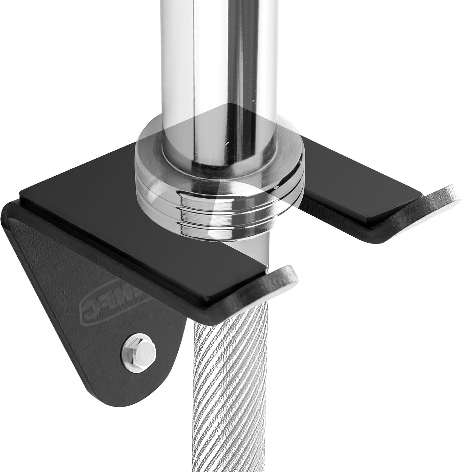 Olympic Barbell Wall Mount Holder &...