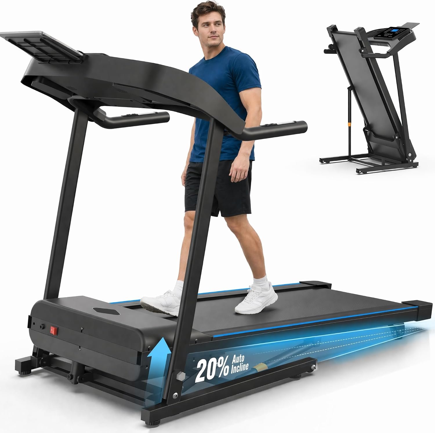 ANCHEER Heavy Duty Folding Treadmil... – 71zFziG5lLL._AC_SL1500_.jpg