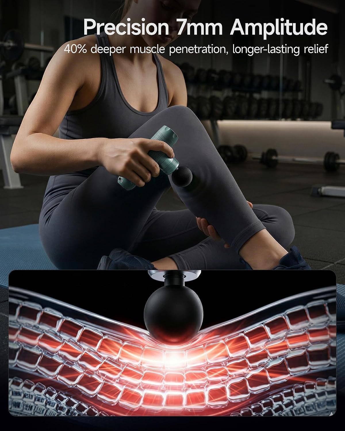Super Mini Massage Gun, Deep Tissue Travel Massager for Muscle Relief - Image 8