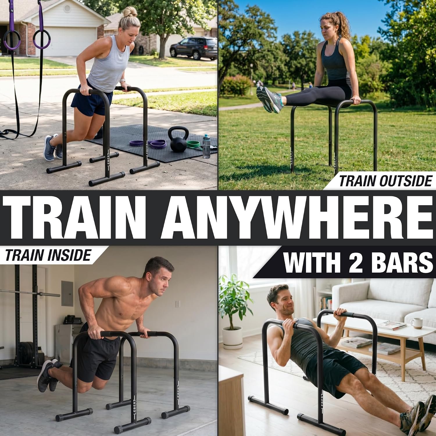 Lebert EQualizer Total Body Strengthener Dip Station Standard & XL - Image 4