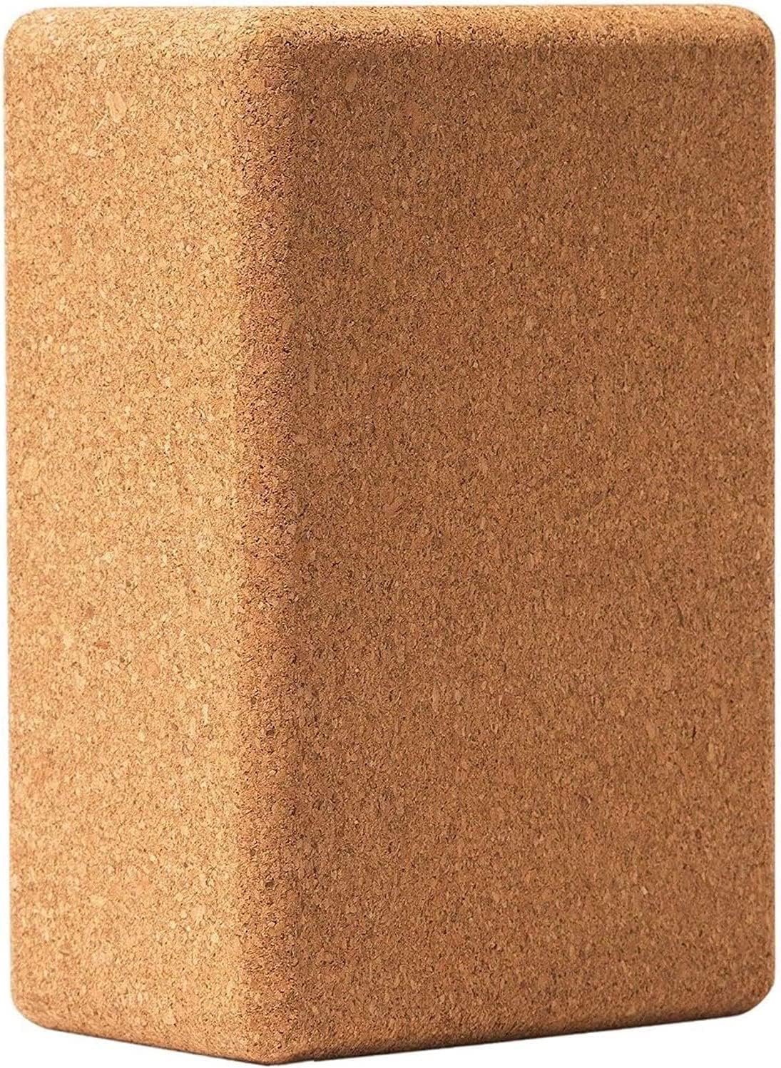 Cork Yoga Blocks 2 Pack Set -Natural Cork from Portugal, 9"x6"x4" Yoga Blocks Non-Slip&Anti-Tilt for Women| Men, Lightweight, Odor-Resistant| Moisture-Proof, Perfect Yoga Equipment - Image 4